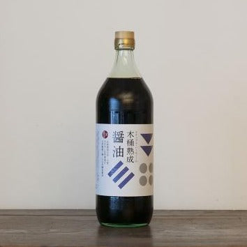 【天然菌発酵食品】木桶熟成醤油