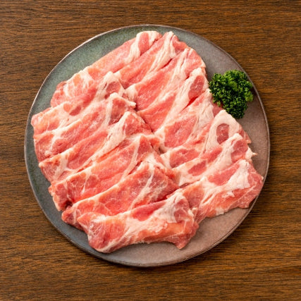 【リニューアル】やまあい村育ち自然豚 肩ロース(スライス)