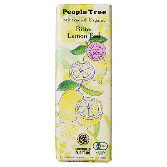 People Tree Lemon Peel Chocolate 50g
