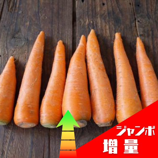 Naturally grown carrots (by Sakata) 