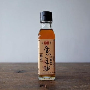 Horiuchi Oil Mill Traditional Pressed Oil [First Oil] Gold Sesame Oil 105g 