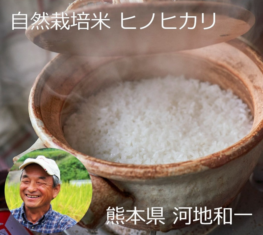 ★【2023年米】河地和一さん　自然栽培米ヒノヒカリ