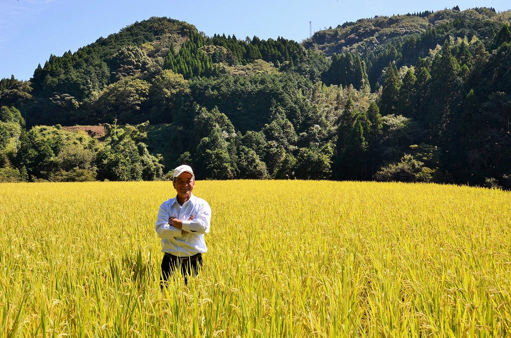 ★ [2023 Rice] Hinohikari, naturally grown rice by Kazukazu Kawachi